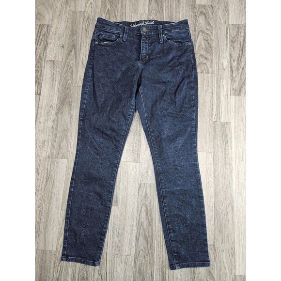 (3/$35) Universal Thread Jeans Womens 8/29 S High Rise Skinny Dark Wash Short - Picture 1 of 11